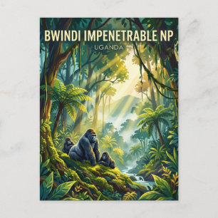 Bwindi Impenetrable National Park Uganda Vykort