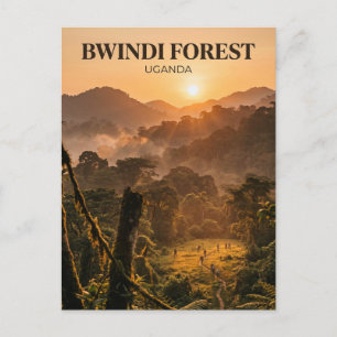 Bwindi-skogen, Kanungu, Västra regionen Vykort