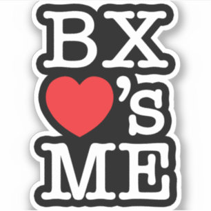 BX ❤ är ME Klistermärken