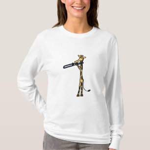 BX-, giraff som leker Tromboneskjortan Tee