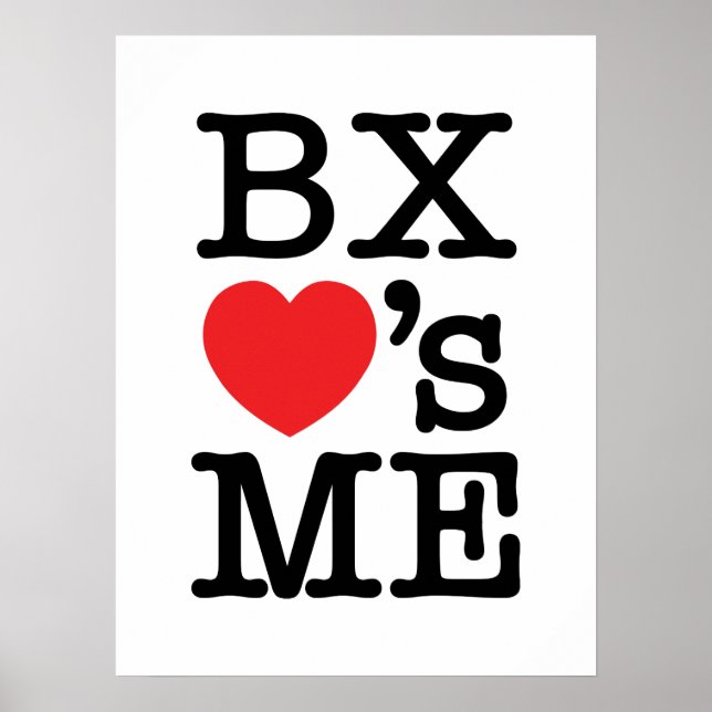 BX ❤ ME POSTER (Framsidan)