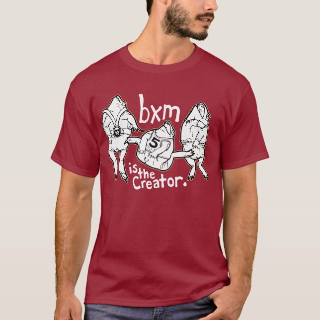 bxm är skaparen t-shirt (Framsida)