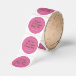 By Grace are Ye Saved Ephesians 2 Scripture Runt Klistermärke