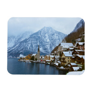 By Hallstatt på sjön - Salzburg Österrike Magnet