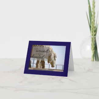 By His Wounds We are Healed Card Anteckningskort