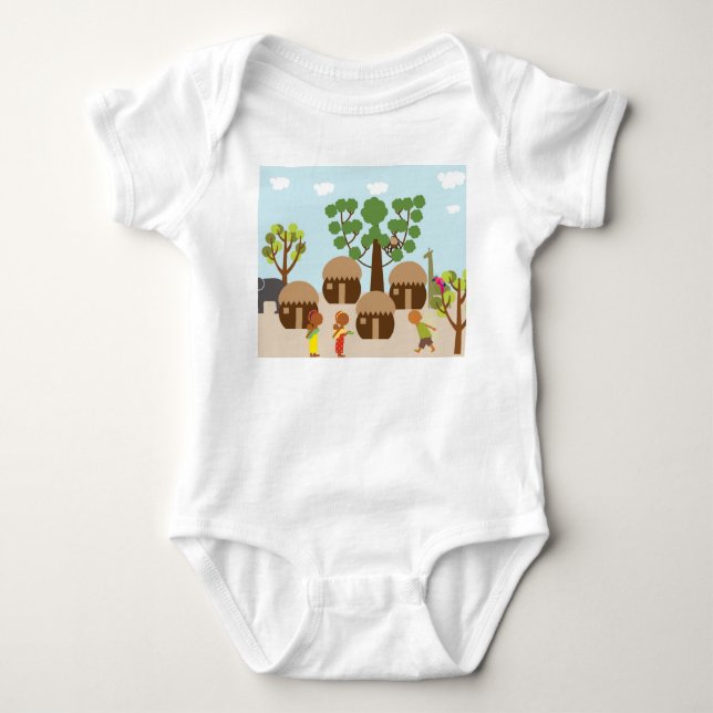 By i Afrika T Shirt (Framsida)