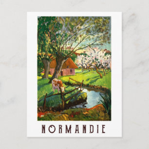 By i Normandie, Frankrike Vykort