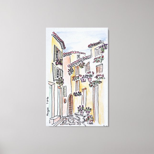 By Mougins | Provence, södra Frankrike Canvastryck (Framsida)