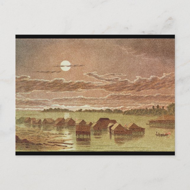 By på Basilan, Filippinerna Vykort (Framsida)