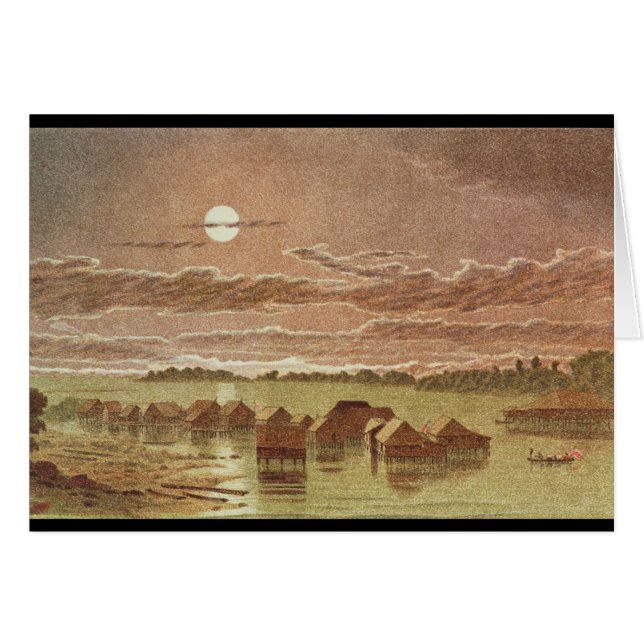 By på Basilan, Philippines Hälsningskort (Framsidan Horizontal)