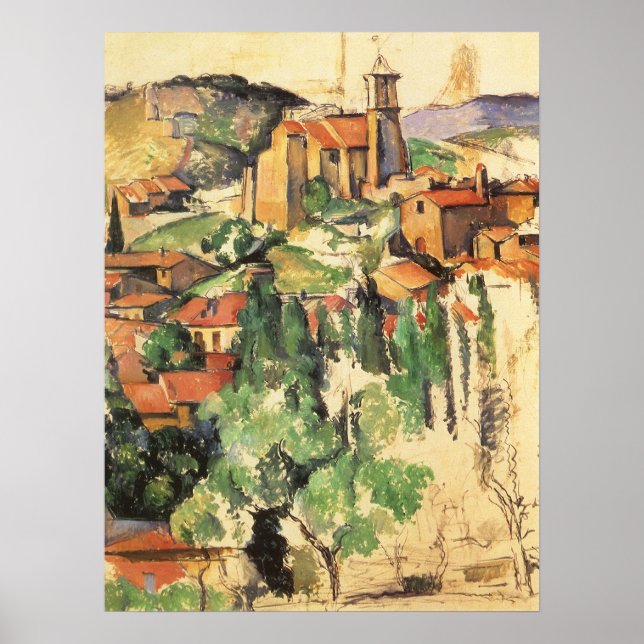 By Paul Cezanne, Vintage Art - Gardanne by Poster (Framsidan)