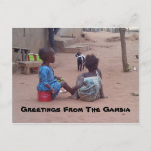 Byage Children the Gambia Vykort