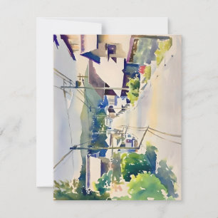 Byage Main Street Watercolor Julkort