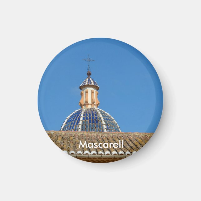 Byage Mascarll i Valencia, Spanien Magnet (Framsidan)