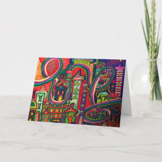 Byar av mitt livkort kort (Framsida)