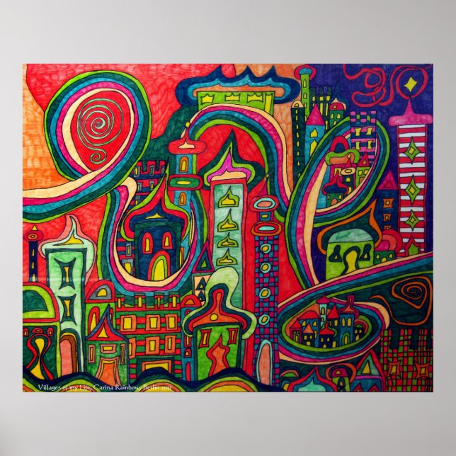 Byar i mitt liv poster (Framsidan)