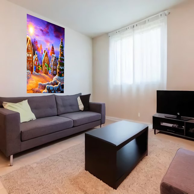 Bybyn Gingerbröd | AI Art Poster (Skapare uppladdad)