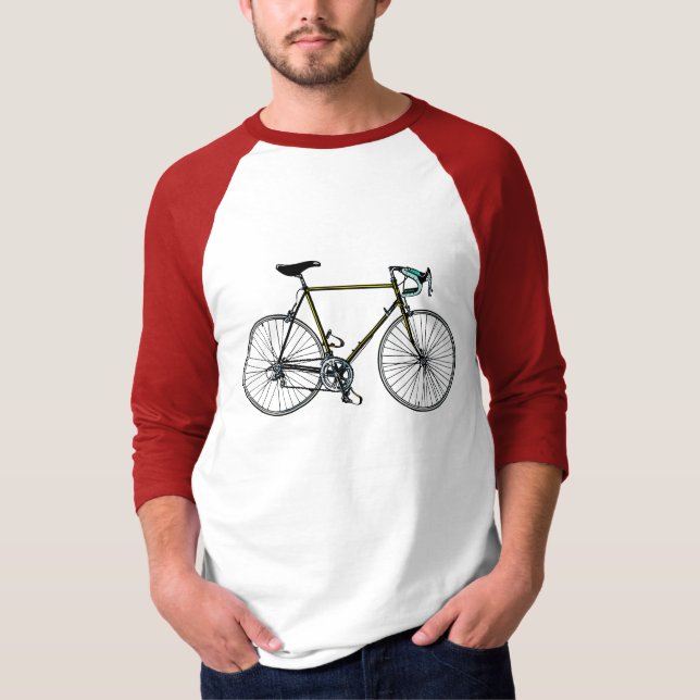 Bycicle grundläggande 3/4 sleeveRaglan Tröja (Framsida)