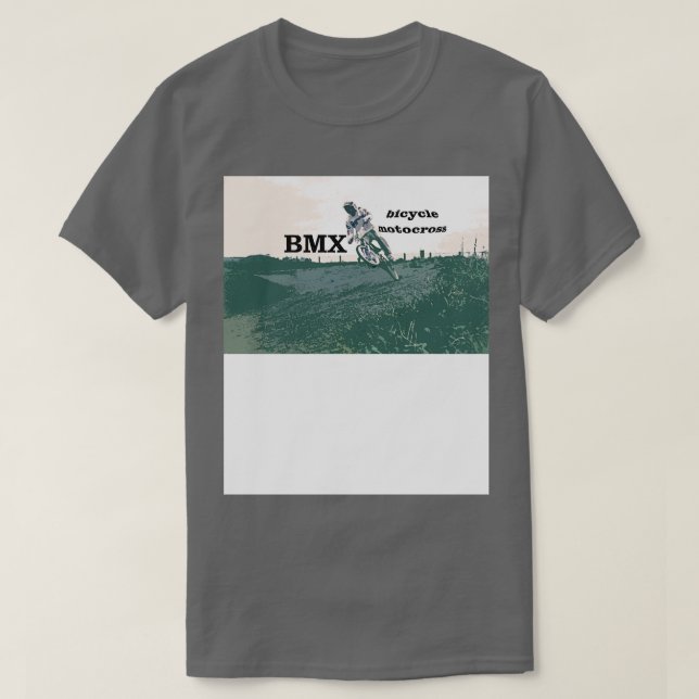 BYcicle motocross T Shirt (Design framsida)