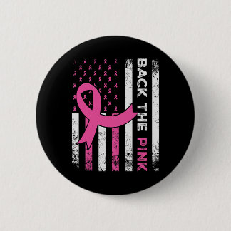 Byck Rosa Ribbon American Flagga Breast Cancer A Knapp