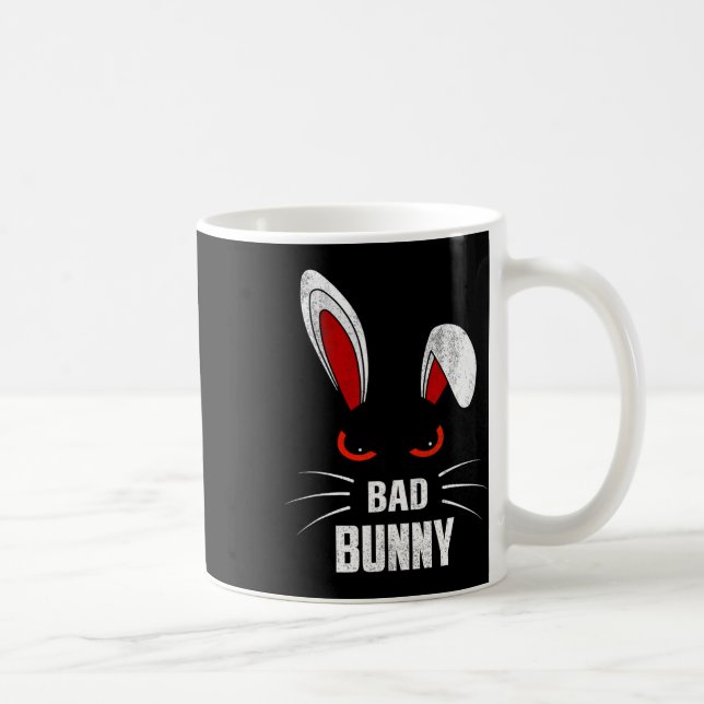 Byd Bunny Scary Rabbit Coola Animal Lover Kaffemugg (Höger)