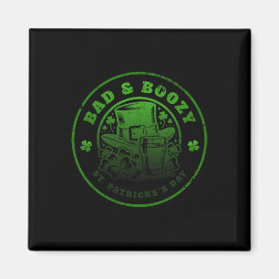 Byd Och Berusad St Patricks Day Dricker Shamrock V Magnet