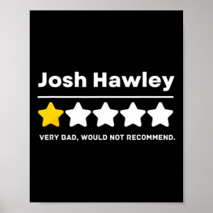 Byd recension Josh Hawley Missouri Pro Demokratisk Poster