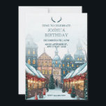 Bydagen Winter christmas födelsedag Inbjudningar<br><div class="desc">Bymarknaden Winter christmas</div>