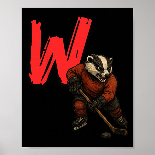 Bydger Ishockey Frusna Områden Madison College  Poster (Framsidan)