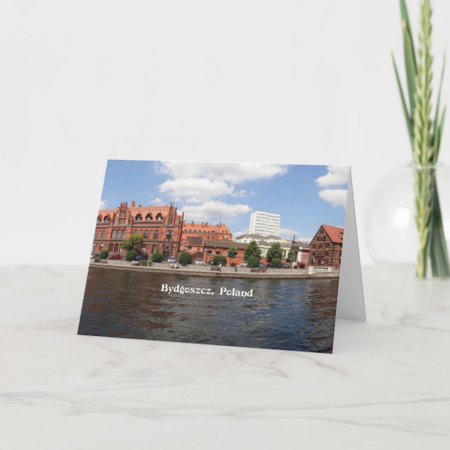 Bydgoszcz, Polens cityscape-foto Kort (Framsida)