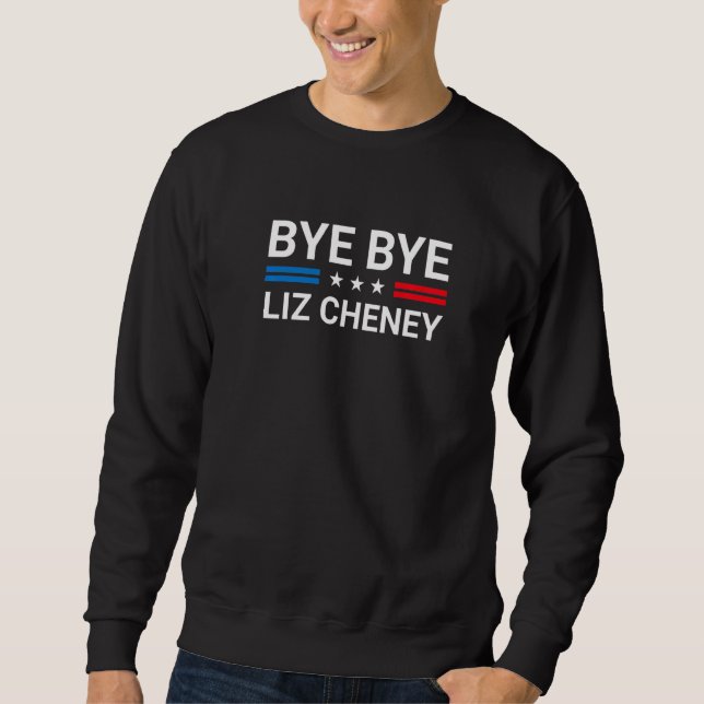 Bye Bye Liz Cheney 1 Lång Ärmad Tröja (Framsida)