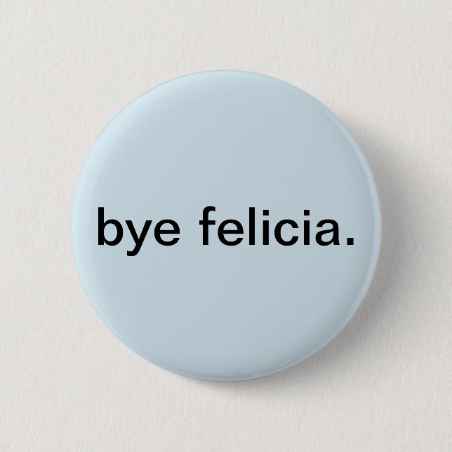 Byefelicia knäppas knapp (Framsida)