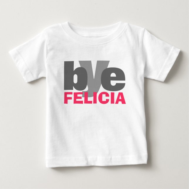 ByeFelicia med ljusa rosor T Shirt (Framsida)
