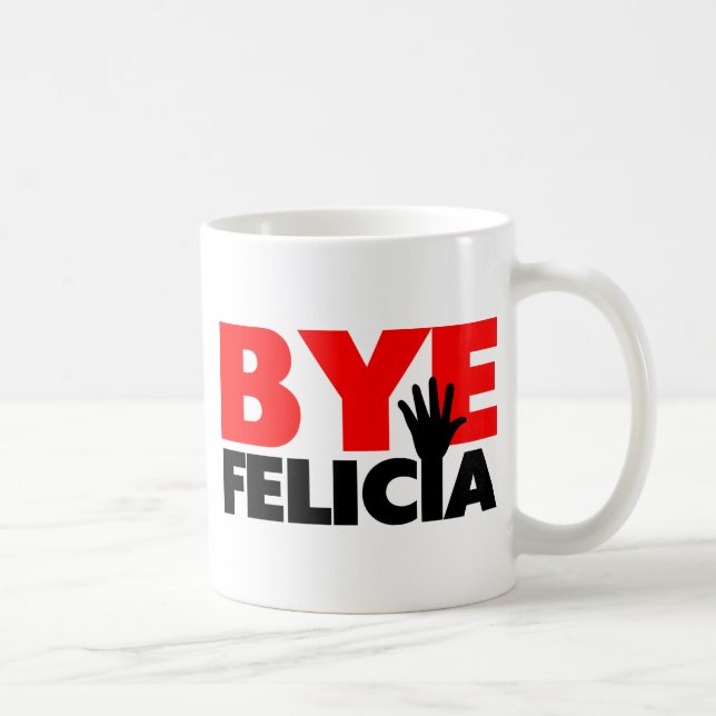 ByeFelicia räcker vinkar Kaffemugg (Höger)