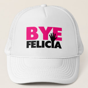 ByeFelicia räcker vinkar shock rosa Truckerkeps