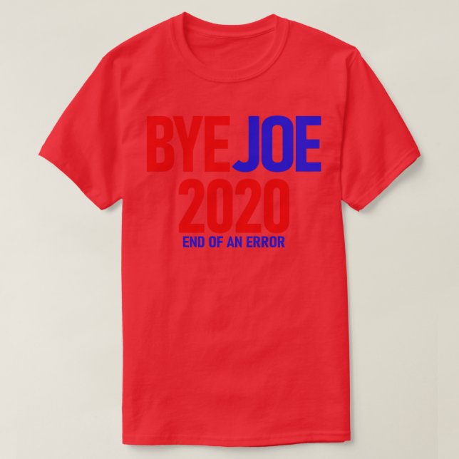 Byejoe 2020 t shirt (Design framsida)