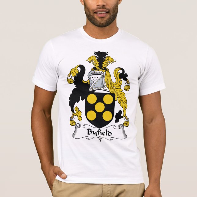 Byfield familjvapensköld tee (Framsida)