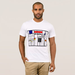 Bygator kvadrerade utslagsplatsen t-shirt