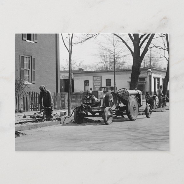 Bygg, 1925 vykort (Framsida)