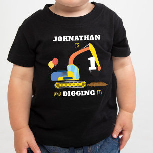 Bygg 1-års födelsedag t shirt
