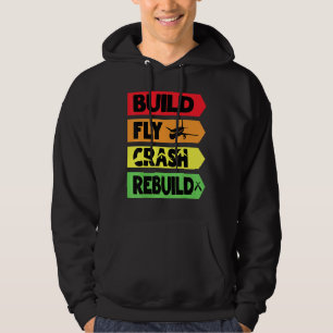 Bygg återställning av flygkrasch hoodie