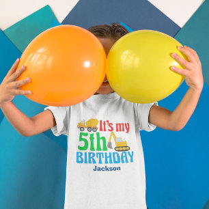 Bygg av barn Fordon Party T Shirt