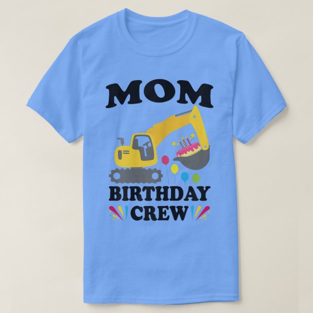 Bygg av fågeldagskonstruktion i Mamma Lastbil Exca T Shirt (Design framsida)