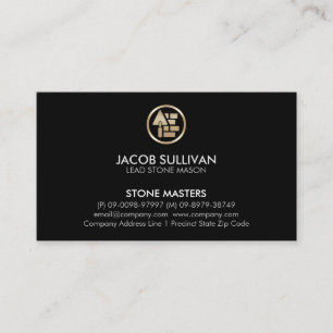 Bygg av Stone Mason Construction Visitkort