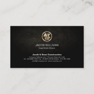 Bygg av Stone Mason Masonry Visitkort
