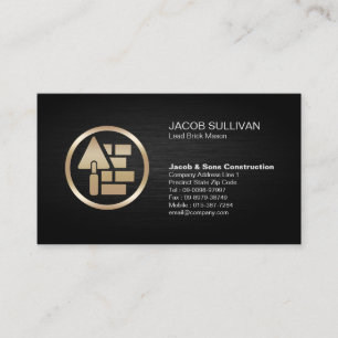 Bygg av Stone Mason Masonry Visitkort