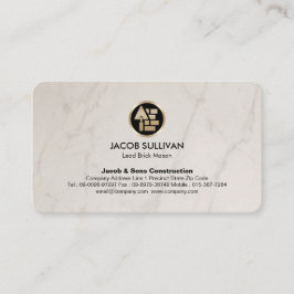 Bygg av Stone Mason Masonry Visitkort