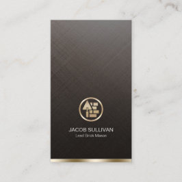 Bygg av Stone Mason Masonry Visitkort