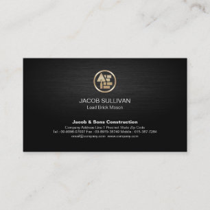 Bygg av Stone Mason Masonry Visitkort