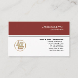 Bygg av Stone Mason Masonry Visitkort